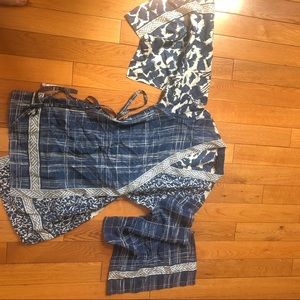 bcbgmaxazria kimono sleeve 100% silk blouse!!!